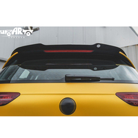 HS Heckspoiler Spoiler Kunststoff Carbon Fiber Look Style 2 Autodach Spoiler Top Wing für Volkswagen VW Golf 8 Pro Glof8 R Line