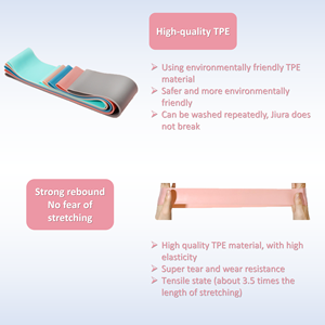 Macaron đàn hồi vòng tròn <span class=keywords><strong>Yoga</strong></span> tập thể dục kháng ban nhạc tập thể dục tập thể dục căng thẳng ban nhạc đa màu dày kháng ban nhạc Bộ - Product Image 4