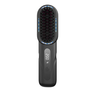 Lisseur de cheveux sans fil, lisseur de cheveux portable, lisseur de cheveux à ions négatifs, lisseur de cheveux à charge USB, voyage - Product Image 1