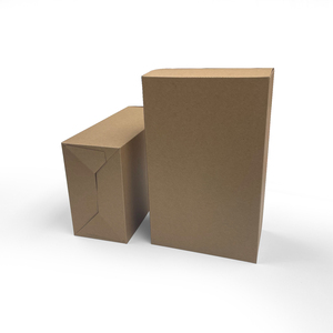 Boîte en papier kraft brun en gros, boîte en carton pliable écologique pour aliments - Product Image 2