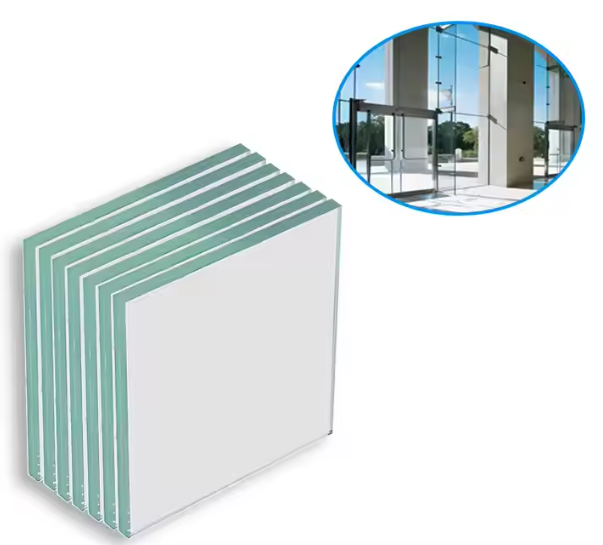 China High Quality Custom Laminated Glass for Outdoor Railings Doors Windows Curtain Wall Industrial & Dining Decoration