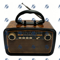 Radio Speaker Portabel Retro Nirkabel Ktf-1467 AM/FM SW 2-Band BT, Rechargeable, Multifungsi, Pemutar Audio MP3, TF/USB/AUX RGB