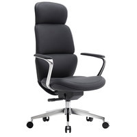 Boss Manager Chaise pivotante de bureau de direction en cuir à dossier haut de luxe personnalisée