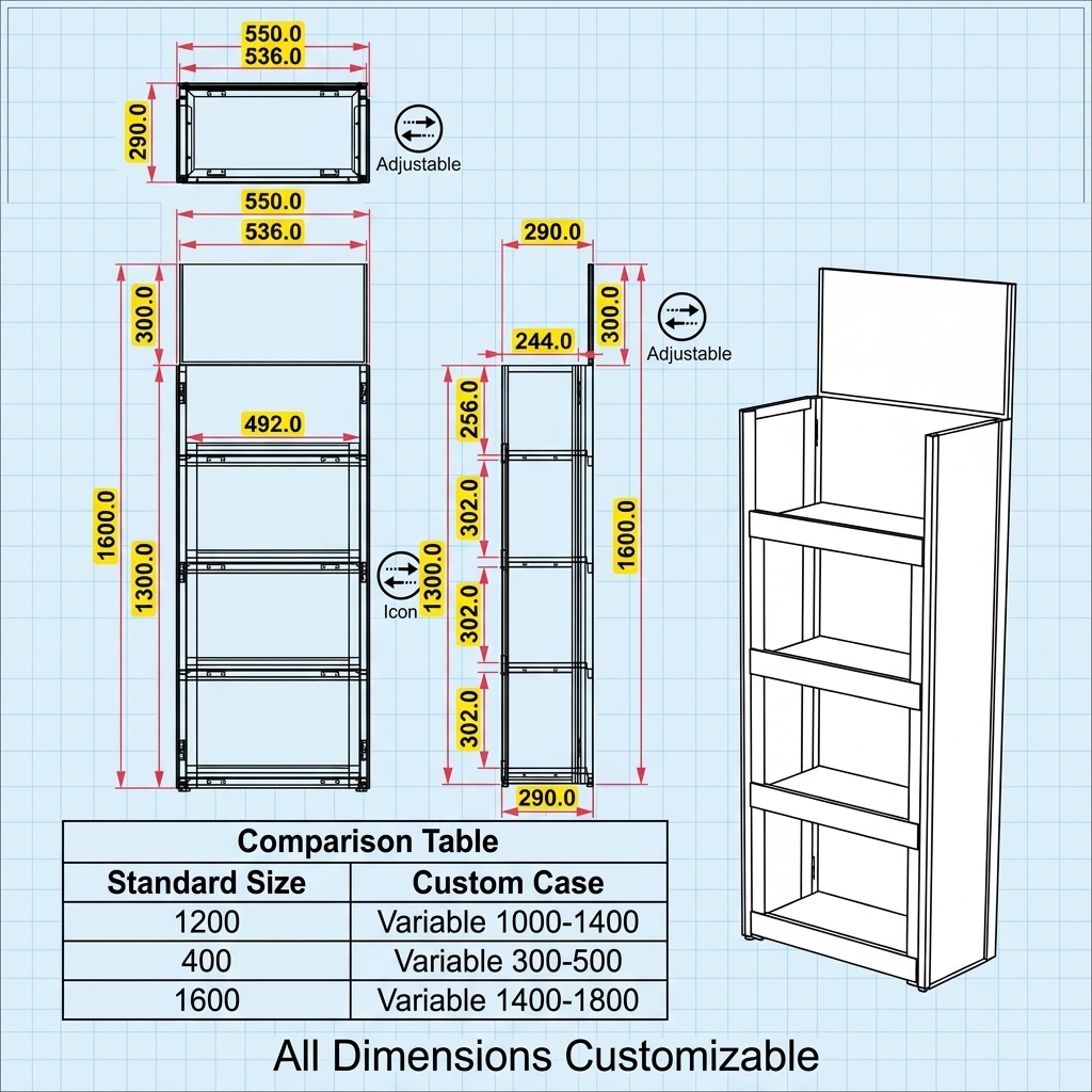 Wholesale Bulk Duty Metal Beverage Rack 4 Tier Floor Standing Liquor Wine Display Stand Factory Direct Retail Store Shelf Custom — view 4