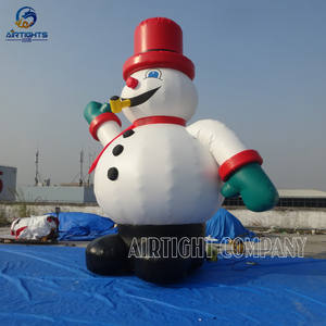 Производитель Китай 18 футов надувной Рождественский снеговик для рождественского наружного украшения - Product Image 3