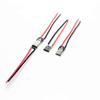 NinthQua 2/5 Micro-USB Tipo-C 2 Pines Horizontal/Vertical, Conector USB-C de Carga Rápida para Soldadura Simple