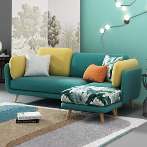 Los jóvenes diseño moderno de algodón y lino de encuentro de tres asientos sofá de la Sala - Product Image 2