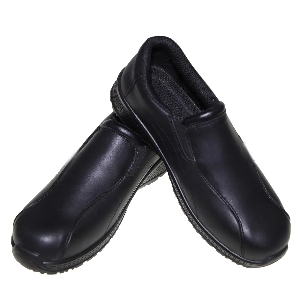 2023 heavy duty Executive manager security women officer no lace safety shoes work boots