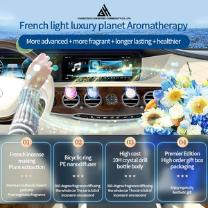 Sang trọng xe làm mát không khí tăng biểu tượng tùy chỉnh hương liệu nước hoa khuếch tán vật liệu kim loại Clip Vent vị trí xe máy lọc không khí - Product Image 6