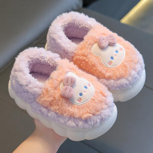 Chaussures d'Hiver en Coton en Gros pour Enfants, Pantoufles Lumineuses Douces Antidérapantes avec Coussin en Peluche, Cadeau pour Filles, Sac Parent-Enfant Inclus - Product Image 3