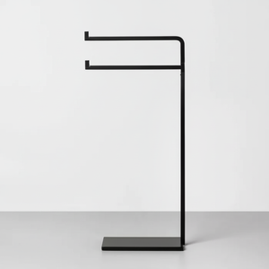 Porte-serviettes en métal pour cuisine, adapté aux zones utilitaires, offrant un accrochage pratique pour les torchons - Product Image 1