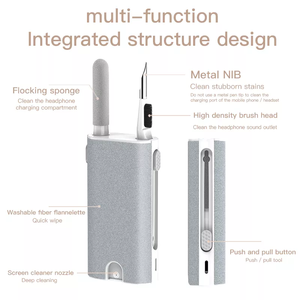 Kit de Limpieza para Auriculares Inalámbricos y Teclado, Lápiz Limpiador para AirPods, Cepillo de Limpieza Multiusos para AirPods 3 Pro 2 1 - Product Image 4