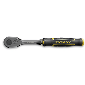 Fatmax Ratchet 1/4 in Drive Steel Reversible Fixed <b>Square</b> Head Mechanic <b>Tool</b> Made in Italy - Product Image 2