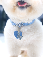 Collier de luxe tactique à dégagement rapide, orné de bijoux, en cuir PU, pour chien et chat, design personnalisable, étanche, doux, mignon et moderne