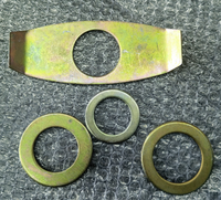 Kit de réparation de remorque : jeu de rondelles de calage et rondelles de sécurité pour ressorts à lames, pour pièces de suspension de camions poids lourds