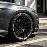 Rines de Competición Source Factory Racing de 17-22 Pulgadas, 114.3, 5 Radios Cóncavos, PCD/ET/CB Personalizables para Autos de Pasajeros, Ruedas Forjadas