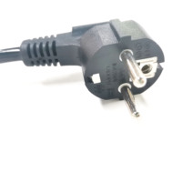 Cordon d'alimentation multi-usage standard UE 10A 0,8m, cordon d'alimentation CA, prise UE 3 broches, longueur personnalisée