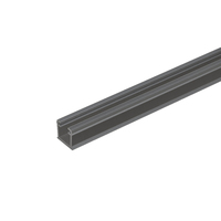 Profil LED en aluminium décoratif avec diffuseur en PVC pour l'éclairage d'ambiance et d'accentuation de la maison