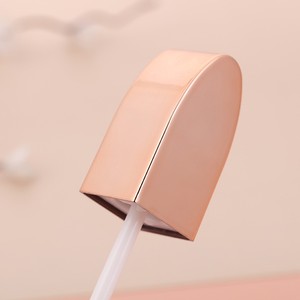 <span class=keywords><strong>Tube</strong></span> de brillant à lèvres en plastique or rose ovale vide de 5.5ML conteneurs cosmétiques Logo personnalisé marque - Product Image 4