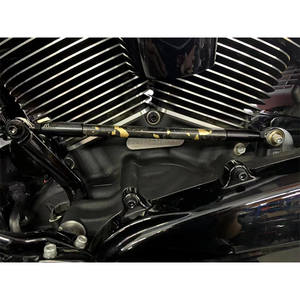 Compatible avec <span class=keywords><strong>Harley</strong></span> M8 Touring Softail, barre transversale de changement de vitesse en fibre de carbone, Glide Road King Breakout, liaison de changement de vitesse - Product Image 1