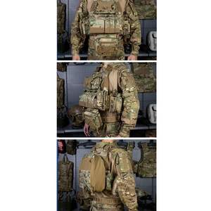 กระเป๋าเสื้อกั๊กแนวยุทธวิธีแฟชั่นพร้อมกระเป๋าหลายช่องหน้าอกสไตล์เมืองสำหรับสตรีทแวร์เสื้<span class=keywords><strong>อก</strong></span>ั๊กแนวยุทธวิธีใช้งานกลางแจ้ง - Product Image 6