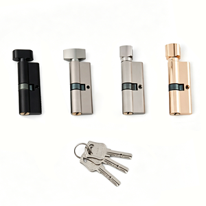 Zinc Alloy Housing 70mm Mortise Lock Entrance <strong>Door</strong> Brass Lock Core <strong>Knob</strong> Cylindrical Lock 3 Keys - Product Image 1