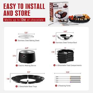 Machine à Rôtir à la Guimauve en Acier Inoxydable pour Intérieur, Cadeau pour Fête - Product Image 5