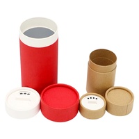 Tube en papier kraft biodégradable et écologique pour sel, sucre, assaisonnements et épices, de qualité alimentaire, en matériaux recyclés, avec pelliculage mat