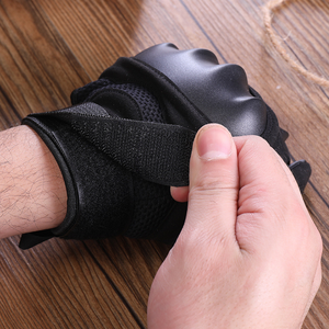 Guantes Tácticos Resistentes de Medio Dedo, Color Desierto, Microfibra, TPR, Protección Suave y Gruesa para Nudillos, Pantalla Táctil - Product Image 5