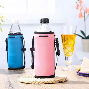 Housses personnalisées en néoprène antidérapantes pour bouteilles et canettes de 16-17 oz – Supports isothermes – Cadeaux promotionnels - Product Image 3