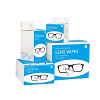 Lingettes Nettoyantes Anti-Buée pour Verres de Lunettes et Écrans de Téléphone OEM, Lingettes Humides Anti-Statiques pour Écrans de Téléphone, Paquet de 25