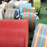 Nouveau design de rouleau de tissu tissé en PP personnalisé pour sacs et sacoches en polypropylène tissé, 80 g/m², 60 g/m², 100 g/m²