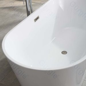 Apparence à la mode Baignoires autoportantes Baignoires classiques autoportantes de luxe pour adultes - Product Image 5