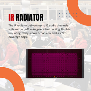 Panvotech đa ngôn ngữ thiết bị dịch hồng ngoại đồng thời hội nghị phân phối ngôn ngữ thiết bị phiên dịch - Product Image 3