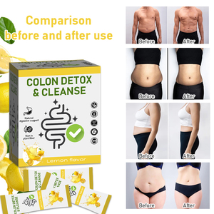 Özel etiket doğal bağırsak sağlık bitki <span class=keywords><strong>Fiber</strong></span> limon lezzet kolon detoks toz temizlemek - Product Image 5