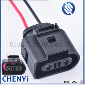 Conector de enchufe de Sensor de temperatura de refrigerante de 2 pines 1K0973202 Cable flexible para Golf A3 A4 A6 A8 1K0 973 202 - Product Image 1