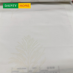 Tenda Trasparente <span class=keywords><strong>per</strong></span> Casa, Tinta Unita con Design Tridimensionale Intagliato a Salice, Voile Decorativo <span class=keywords><strong>per</strong></span> Finestre di Soggiorni - Product Image 2