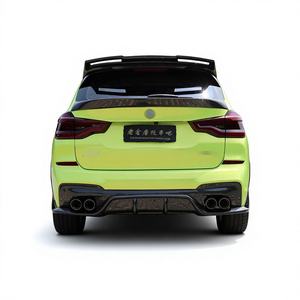LCK 高光亮面饰件适用于 X3 G01 M40i <span class=keywords><strong>M</strong></span> Sport 18-19 碳纤维后保险杠扩散器唇形扰流板 - Product Image 1