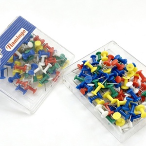 Chinchetas de Plástico Decorativas de Colores para Oficina, Chinchetas para Mapas de Buena Calidad, Chinchetas para Papelería, Precio al por Mayor - Product Image 3