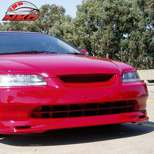 Spoiler de pare-chocs avant pour Honda Accord 98-00 Mugen Coupé, non peint, noir, PP, haute qualité, accessoire extérieur - Product Image 2