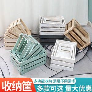 Boîte en bois rectangulaire, cadre en bois massif, conteneur de rangement et de présentation, sur mesure, couleur naturelle, finition légère - Product Image 2