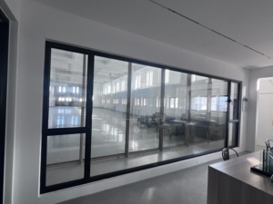 หน้าต่างบานเลื่อนอลูมิเนียมอัลลอยด์แบบรวมรุ่น GREATMEN  ขอบบางพิเศษ  พร้อมฉนวนกันความร้อน กระจกสองชั้น ป้องกันพายุเฮอริเคน ประหยัดพ<span class=keywords><strong>ลัง</strong></span>งาน - Product Image 5