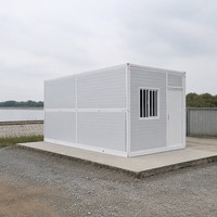 Maison préfabriquée pliable de type X, maison modulaire portable pour l'hébergement sur chantier, camp de travailleurs, bureau et chambre d'hôtes
