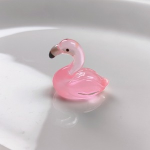 Flamingo Artificial Luminoso, <span class=keywords><strong>Cisne</strong></span> para Acuario, Accesorios Decorativos para Paisajismo con Musgo, Pequeños Adornos - Product Image 5