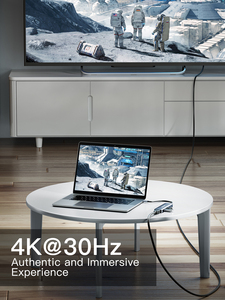 Hub USB 3.0 <span class=keywords><strong>TUTI</strong></span> 5-in-1 con HDTV 4K e PD100W, Splitter in Lega di Alluminio per Laptop con Docking Station Type-C, Disponibile - Product Image 3