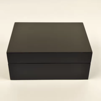 Kotak Penyimpanan Jam Tangan Kayu Mengkilap 3 Slot dengan Bantalan Suede, Engsel Logam, Logo Custom untuk Koleksi Jam Tangan Mewah dan Display Retail