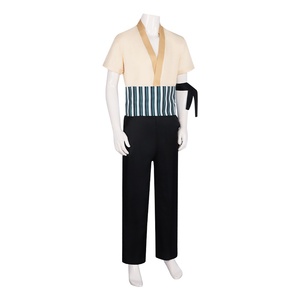 Costume de <span class=keywords><strong>cosplay</strong></span> Roronoa <span class=keywords><strong>Zoro</strong></span> du film One Piece, uniforme de <span class=keywords><strong>cosplay</strong></span> Roronoa <span class=keywords><strong>Zoro</strong></span> pour adultes, idéal pour Halloween et les fêtes costumées - Product Image 4
