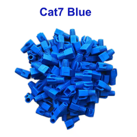 Langlebige PVC RJ45 CAT6/7 Ethernet-Netzwerk-Gummimanschette |   OD 7,5mm Kabelzugentlastung für Cat7 Männlichen Modularen Stecker