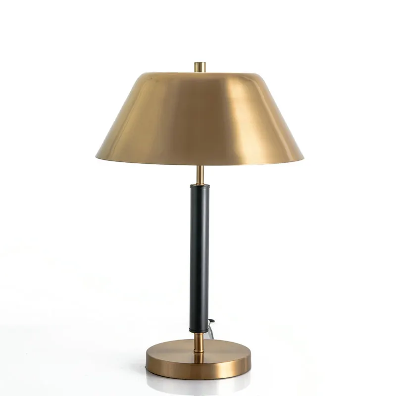 Goedkope Zwart Goud Luxe Tafellamp Export Hot Verkoop Hotel Slaapkamer Nachtkastje Staande Bureaulamp Home Decor Nordic Modern Tafellampen