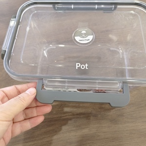 Juego de Tres Recipientes Transparentes de Plástico Tingli para Refrigerador, Diseño Sellado para Conservar Frutas, Verduras y Cereales - Product Image 3